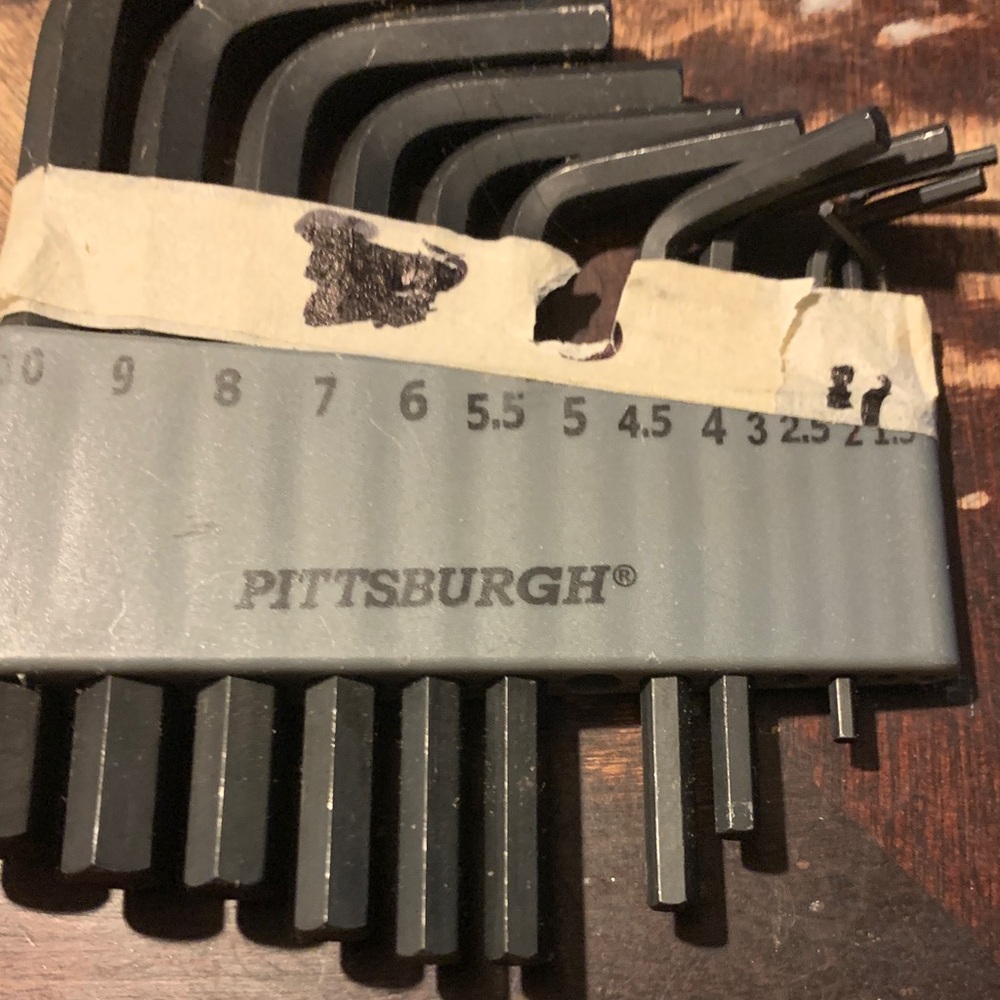 Pittsburgh Hex Key Set